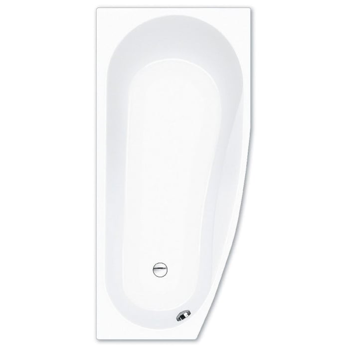 Repabad Kampen Raumspar-Badewanne 170 x 75 cm, Ausführung links