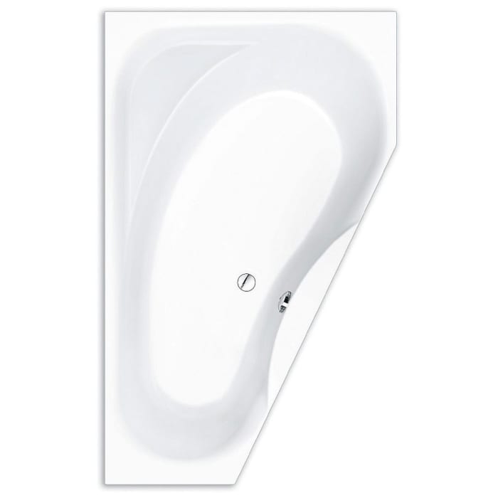 Repabad Tika Raumspar Badewanne 165 x 95 cm, Ausführung links