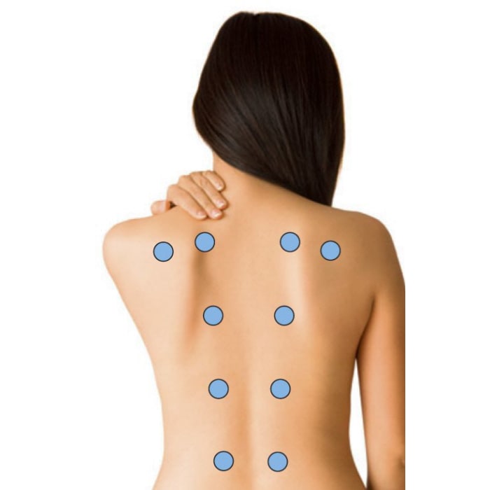 Repabad Genf 180 Rechteck-Badewanne mit Rückentherapie