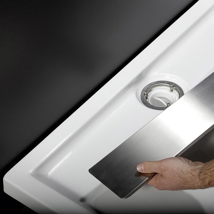 Repabad Zermatt Rechteckduschwanne 120 x 100 cm mit repaGrip