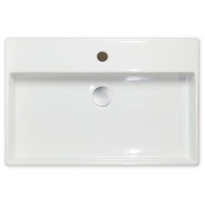 Repabad Genf 70 Waschtisch mit 1 Hahnloch und verdecktem Überlauf