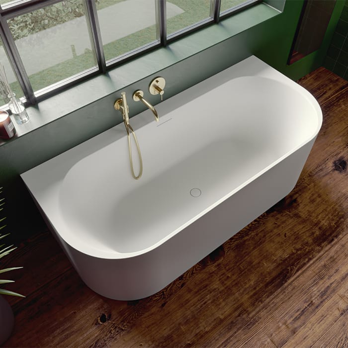 Riho Valor Back2Wall Badewanne 180 x 80 cm