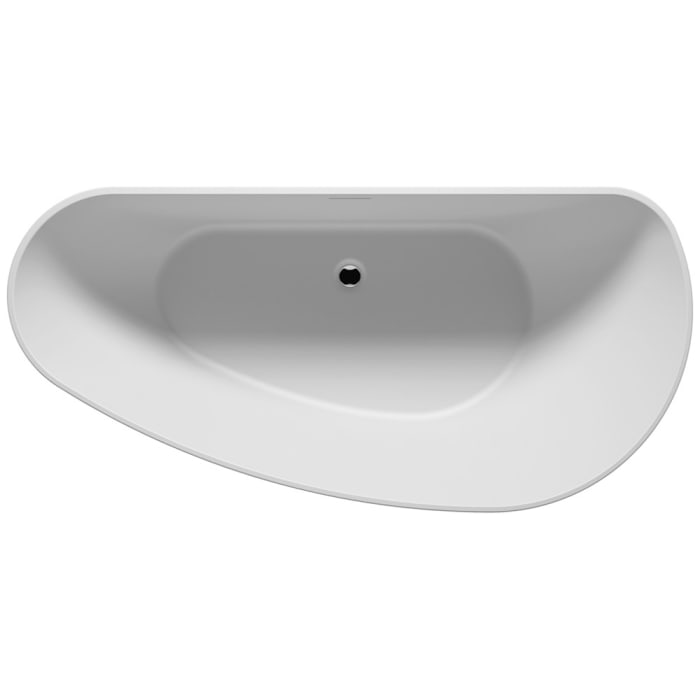 Riho Granada freistehende Badewanne 170 x 80 cm, Ausführung links