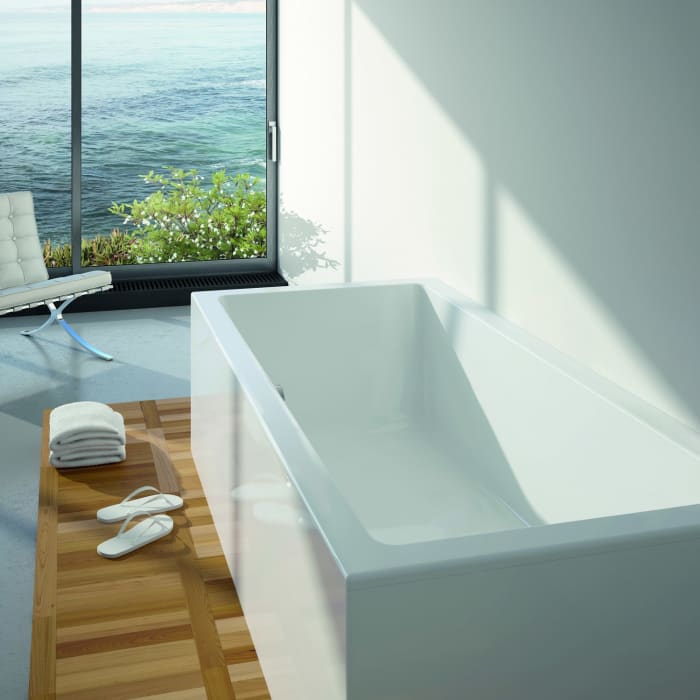 Riho Lugo Rechteck-Badewanne 180 x 80 cm