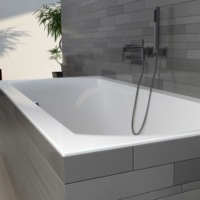 Riho Linares Rechteck-Badewanne 190 x 90 cm
