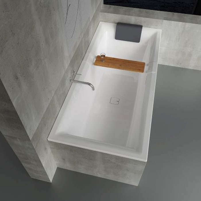Riho Still Square Rechteck-Badewanne 180 x 80 cm