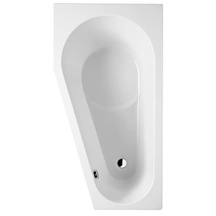 Riho Delta Raumspar-Badewanne 160 x 80 cm, rechts