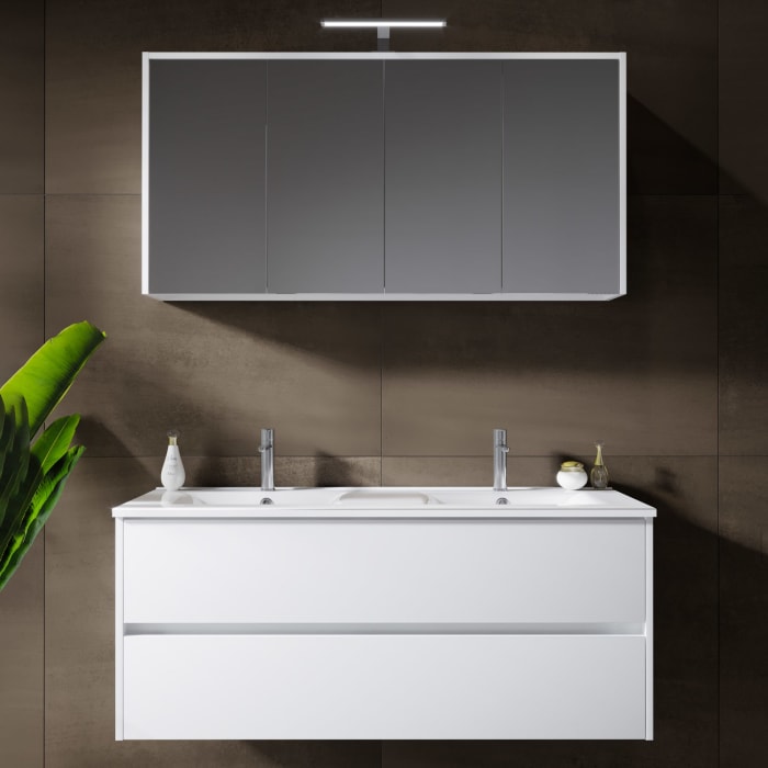 Riho Porto Spiegelschrank ohne Aufsatzleuchte 120 x 60