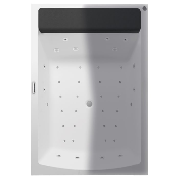 Riho Whirlpool Anna linke Ausführung mit Farblichttherapie, Touchbedienung und Heizung