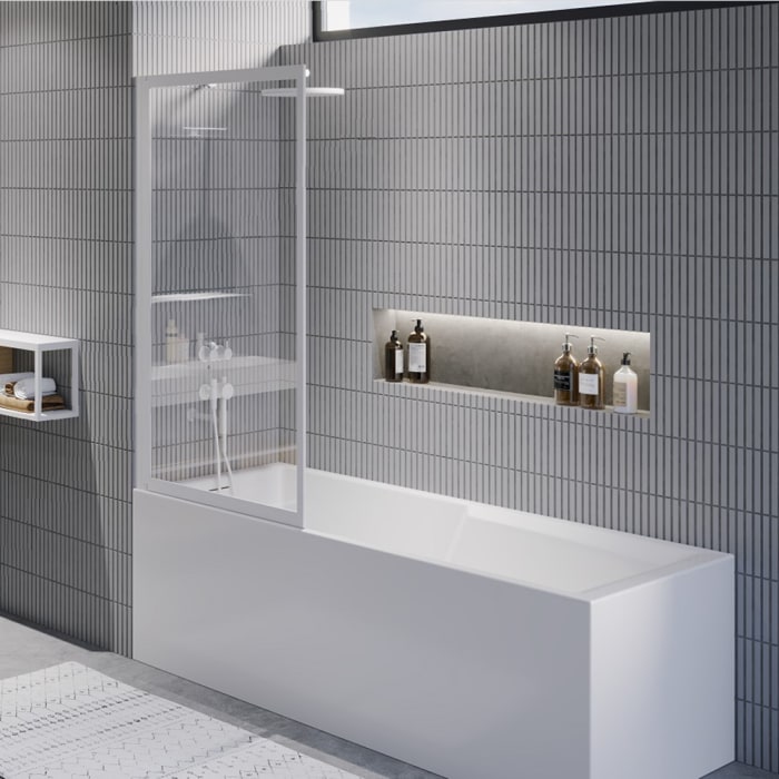 Riho Lucid Wannenabtrennung GD501 80 cm