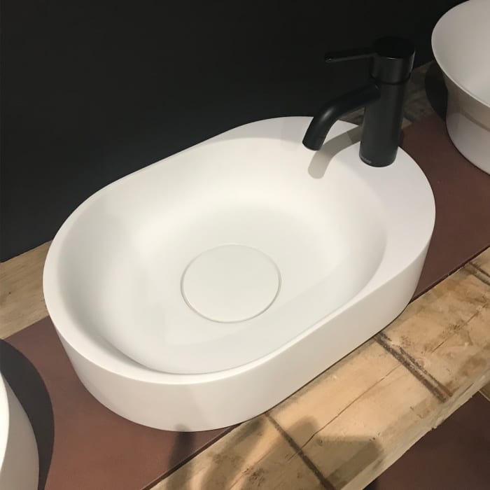 Riho Valor Try Aufsatz-Waschtisch oval 48 x 32 cm
