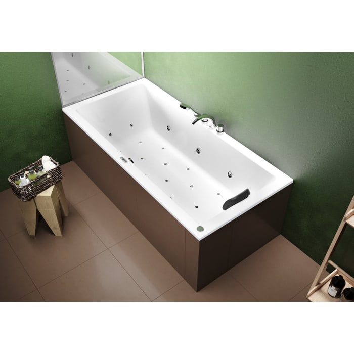 Riho Lusso Whirlpool 170 x 75 cm Bliss 16 Aero Jets, links
