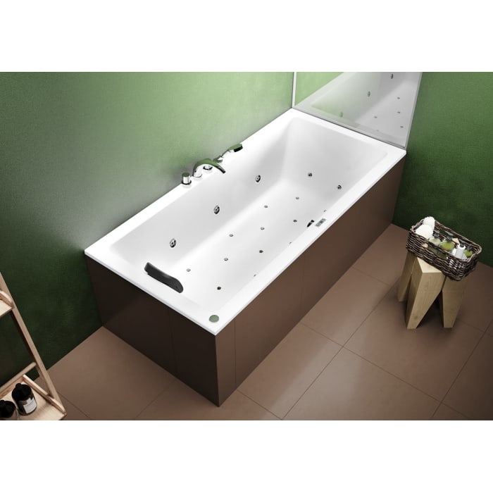 Riho Lusso Whirlpool 200 x 90 cm Bliss 16 Aero Jets, rechts