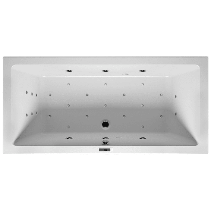 Riho Lugo Whirlpool 160 x 70 cm Bliss 16 Aero Jets, rechts