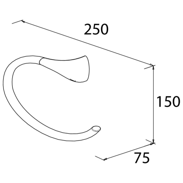 Bravat Monaco Handtuchring