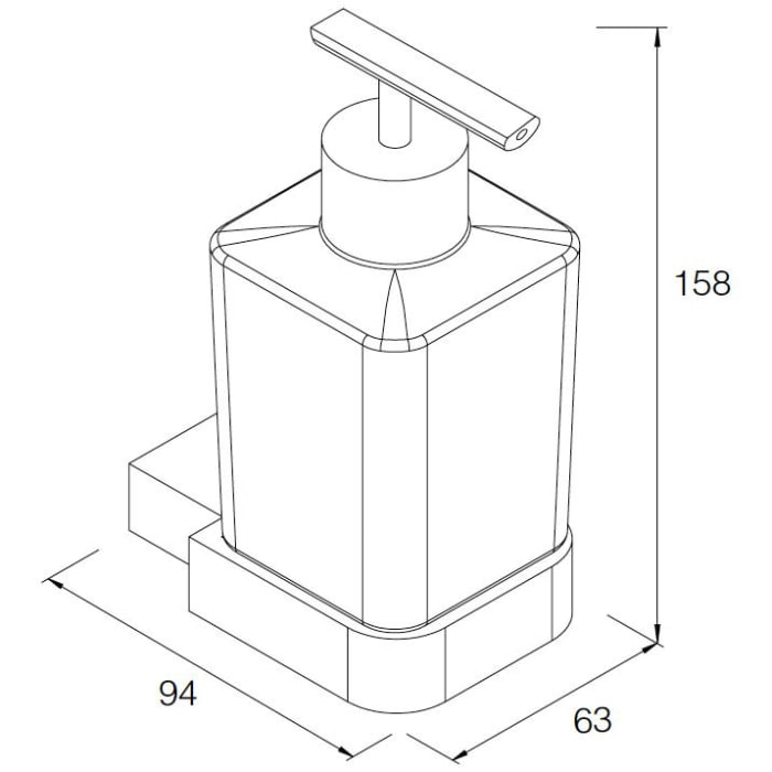 Bravat New York Flüssigseifenspender