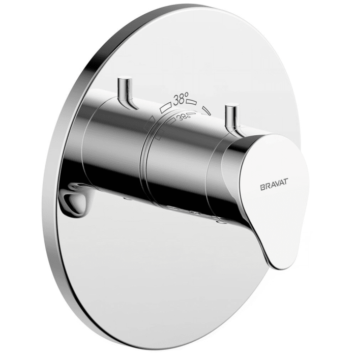Bravat Palma Fertigset für UP-Brausethermostat