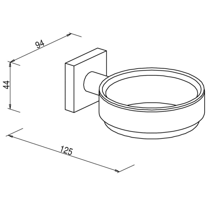 Bravat Quaruna Haartrocknerhalter