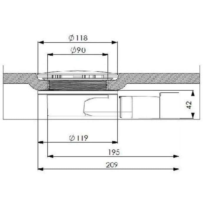 SFA Sanibroy SaniShower Flat Kleinhebeanlage