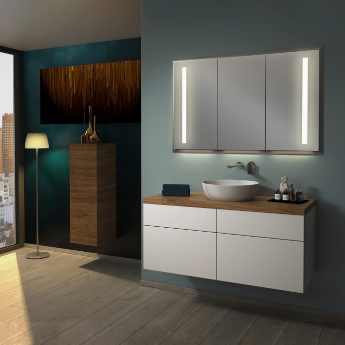 Sanipa 2morrow WT-Unterbau mit Konsole 120,4 cm für Keramik-WT Artis