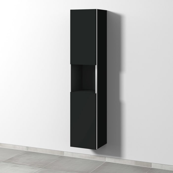 Sanipa 3way Hochschrank 35 cm, 1 offenes Fach, 2 Türen mit Türanschlag links