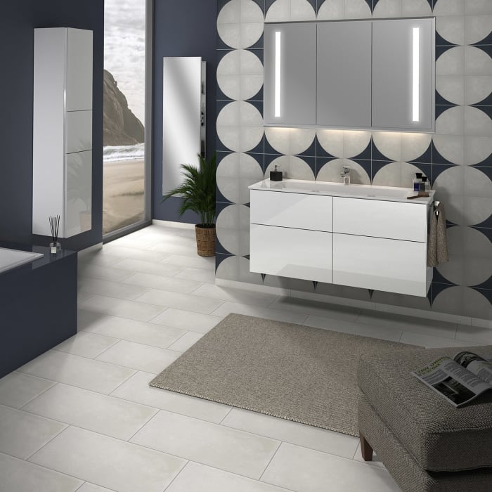 Sanipa 3way Hochschrank 35 cm, 2 Türen mit Türanschlag rechts