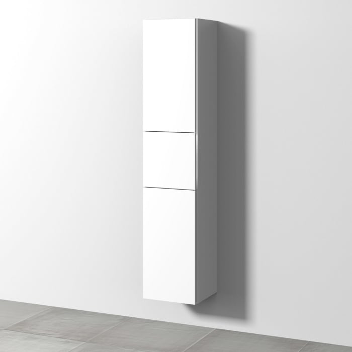 Sanipa 3way Hochschrank 35 cm, 2 Türen mit Türanschlag links, mit Stangengriff 0100