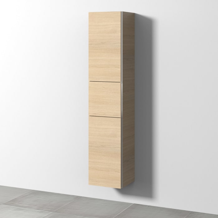 Sanipa 3way Hochschrank 35 cm, 2 Türen mit Türanschlag links, mit Stangengriff 0100