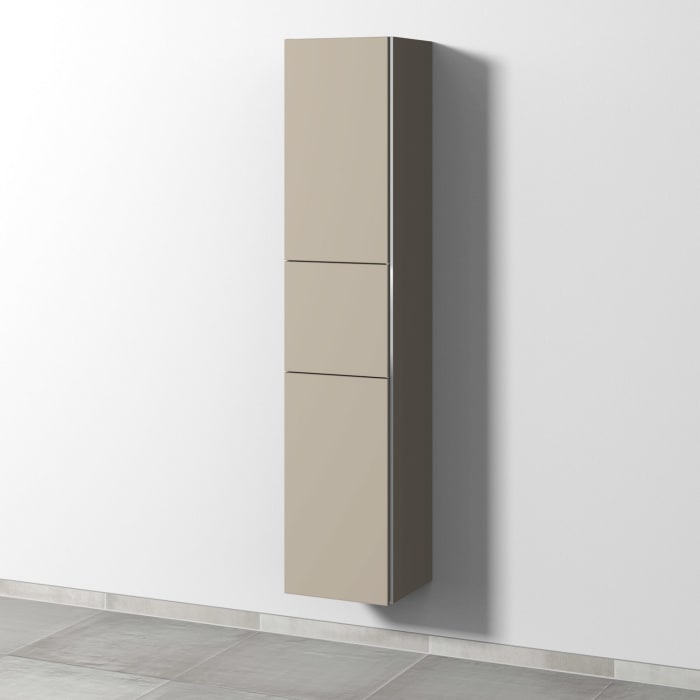 Sanipa 3way Hochschrank 35 cm, 2 Türen mit Türanschlag links, mit Stangengriff 0100