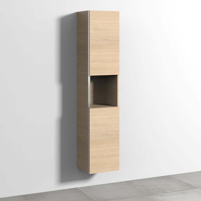 Sanipa 3way Hochschrank 35 cm, 1 offenes Fach, 2 Türen mit Türanschlag rechts