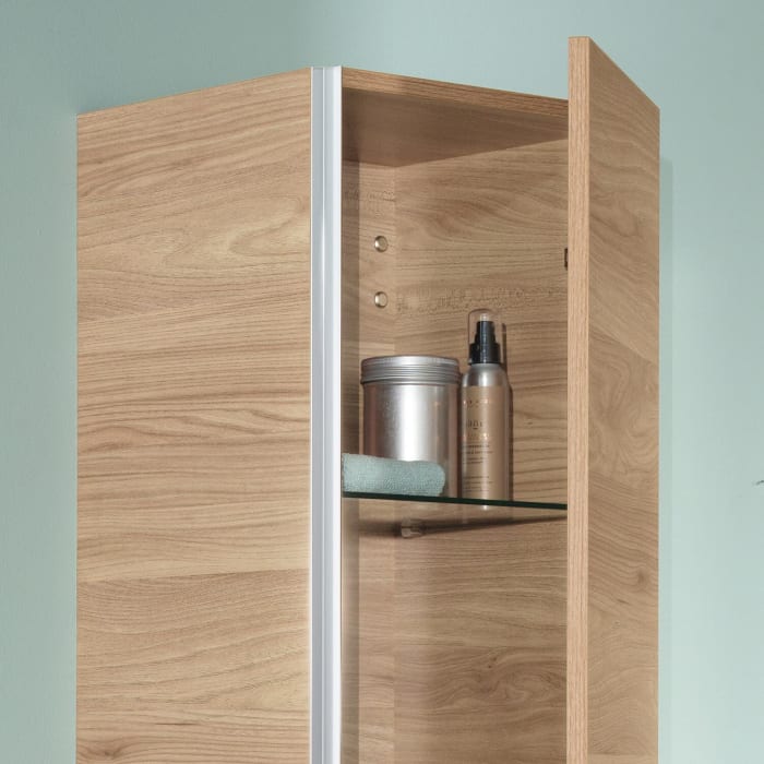 Sanipa 3way Hochschrank 40 cm, 1 offenes Fach, 2 Türen mit Türanschlag rechts