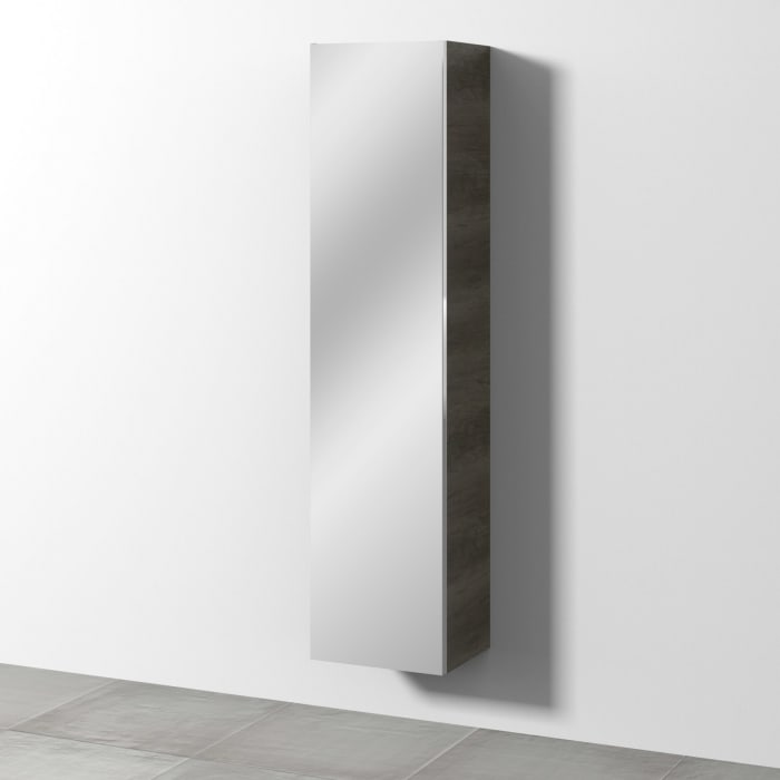 Sanipa 3way Hochschrank 40 cm, 1 Spiegel-Tür mit Türanschlag links