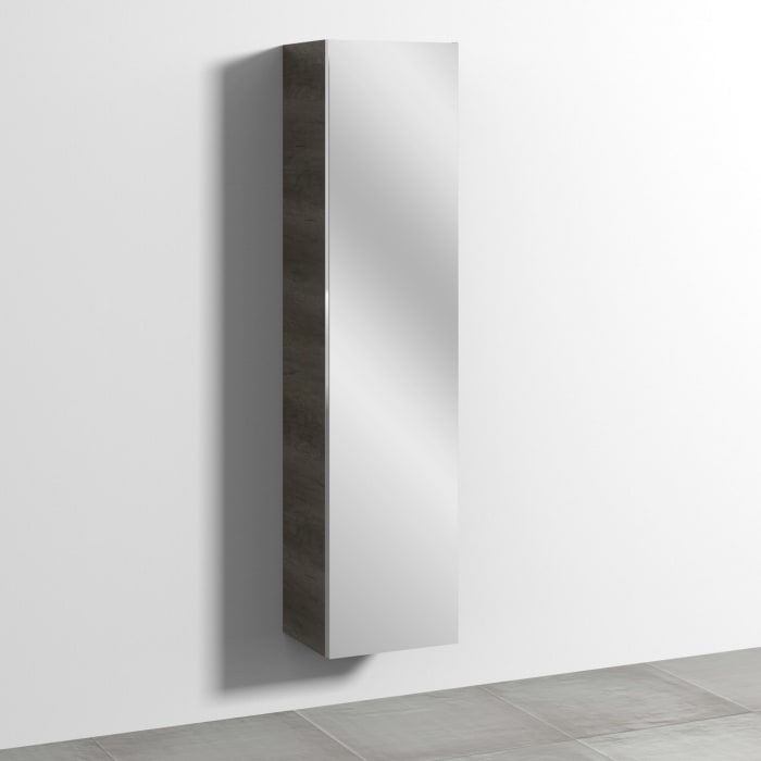 Sanipa 3way Hochschrank 40 cm, 1 Spiegel-Tür mit Türanschlag rechts