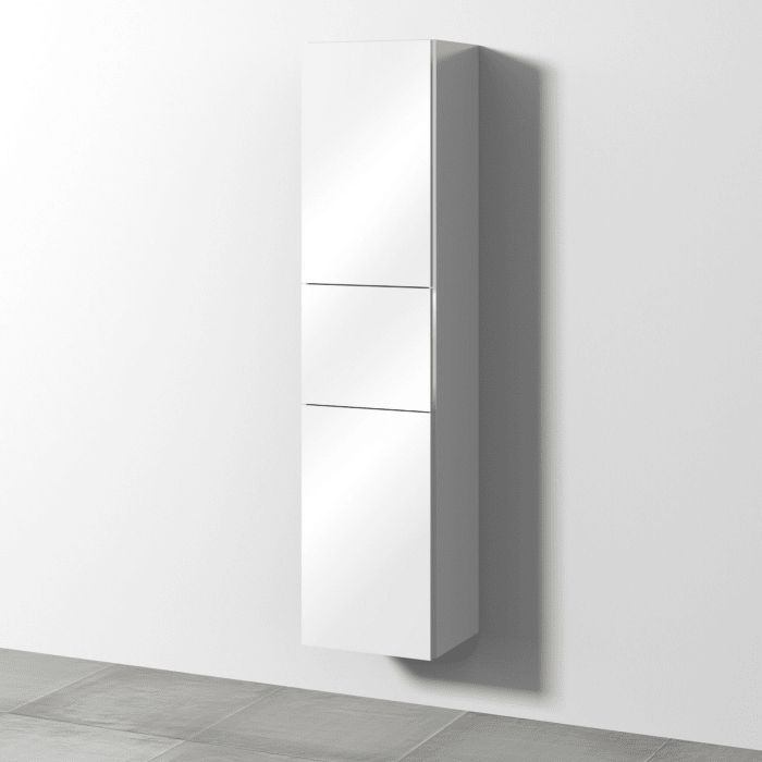 Sanipa 3way Hochschrank 40 cm, 2 Türen mit Türanschlag links
