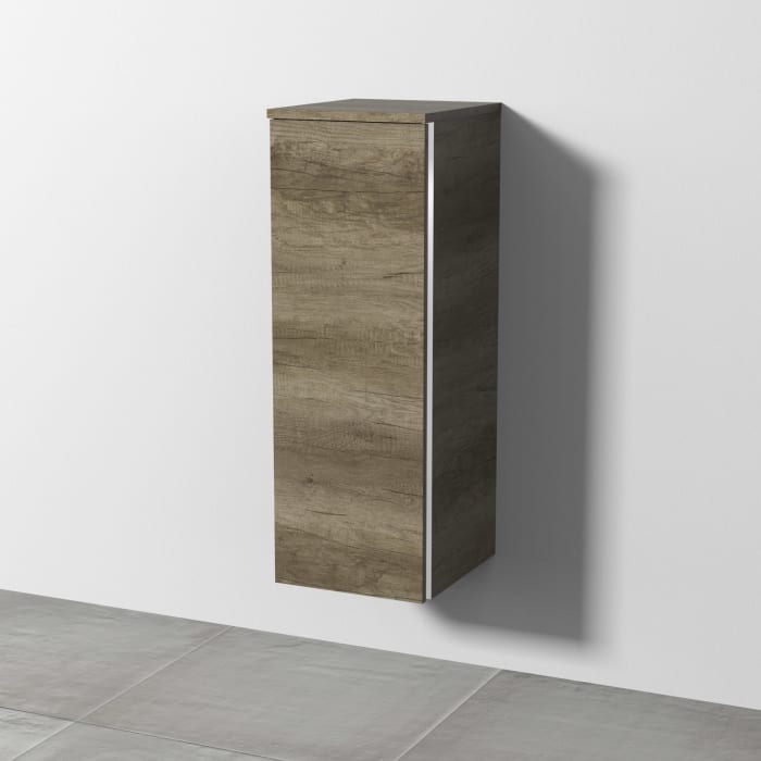 Sanipa 3way Mittelschrank 30 cm, 1 Tür mit Anschlag links, mit Griff-Leiste