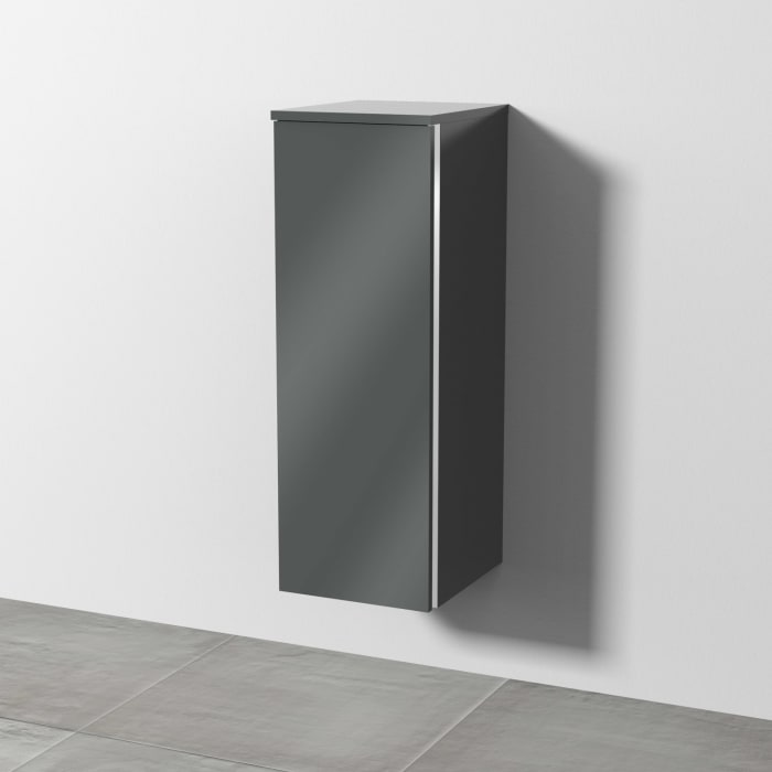 Sanipa 3way Mittelschrank 30 cm, 1 Tür mit Anschlag links, mit Griff-Leiste