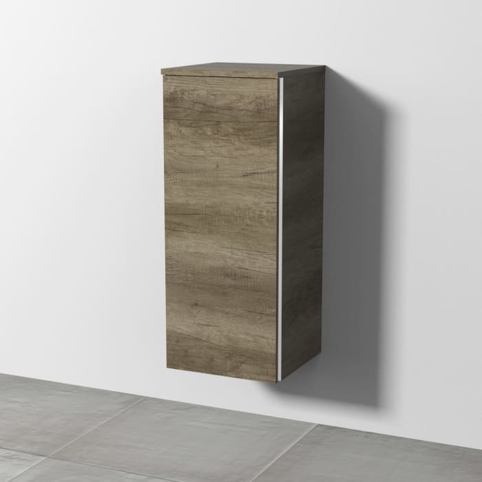 Sanipa 3way Mittelschrank 35 cm, 1 Tür mit Anschlag links, mit Griff-Leiste