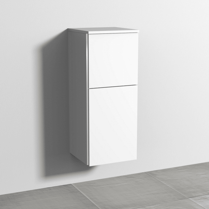 Sanipa 3way Mittelschrank 35 cm, 1 Tür mit Anschlag rechts, 1 Auszug, mit Griff-Leiste