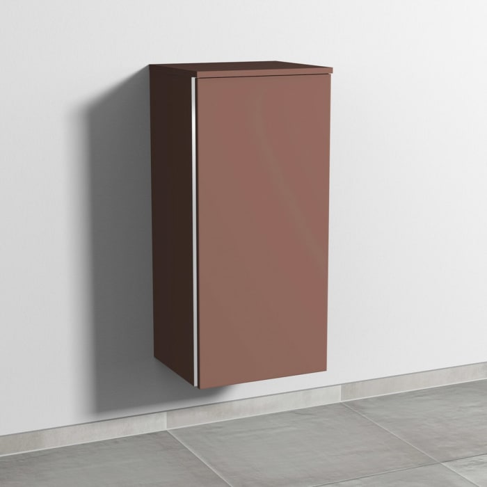 Sanipa 3way Mittelschrank 40 cm, 1 Tür mit Anschlag rechts, mit Griff-Leiste