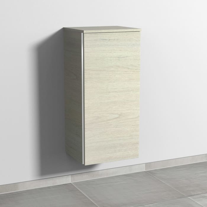 Sanipa 3way Mittelschrank 40 cm, 1 Tür mit Anschlag rechts, mit Griff-Leiste