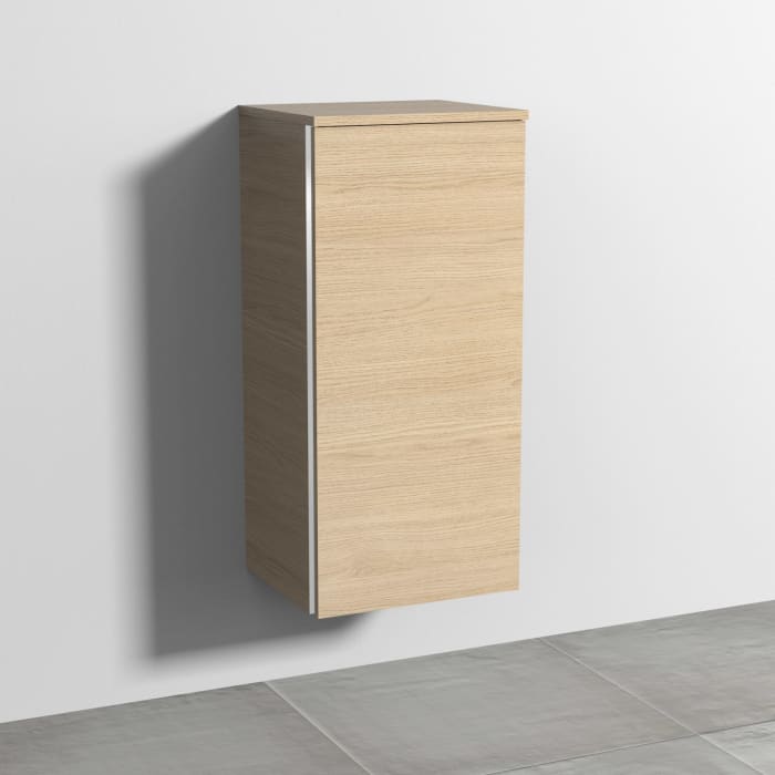 Sanipa 3way Mittelschrank 40 cm, 1 Tür mit Anschlag rechts, mit Griff-Leiste