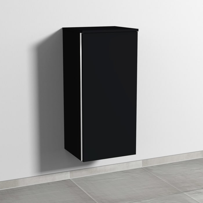 Sanipa 3way Mittelschrank 40 cm, 1 Tür mit Anschlag rechts, mit Griff-Leiste