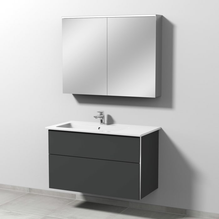 Sanipa 3way Unterschrank 100 cm, Villeroy & Boch Venticello Waschtisch