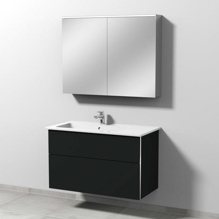 Sanipa 3way Unterschrank 100 cm, Villeroy & Boch Venticello Waschtisch