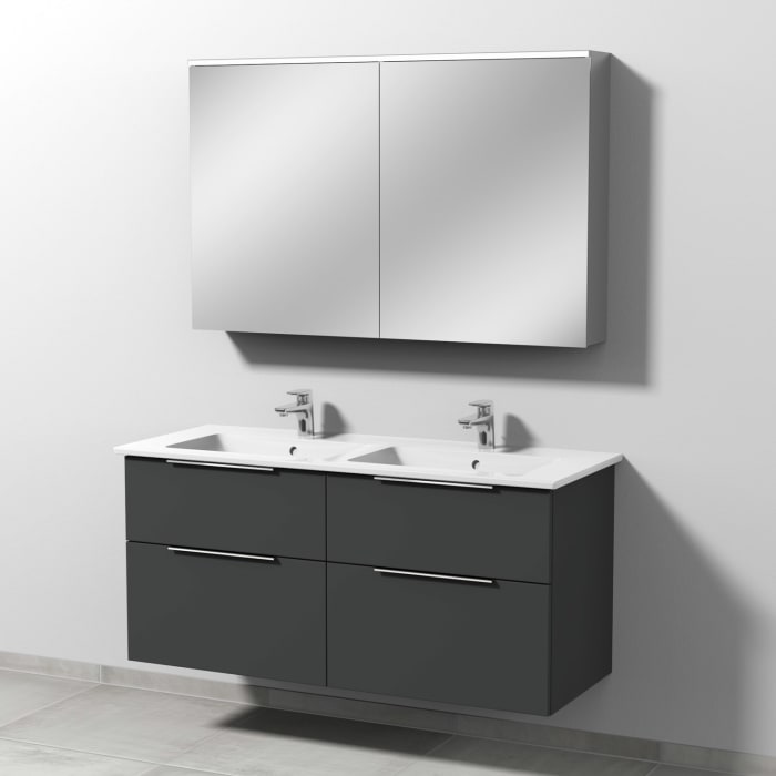 Villeroy & Boch Venticello Waschtisch mit Sanipa 3way Unterschrank 120 cm