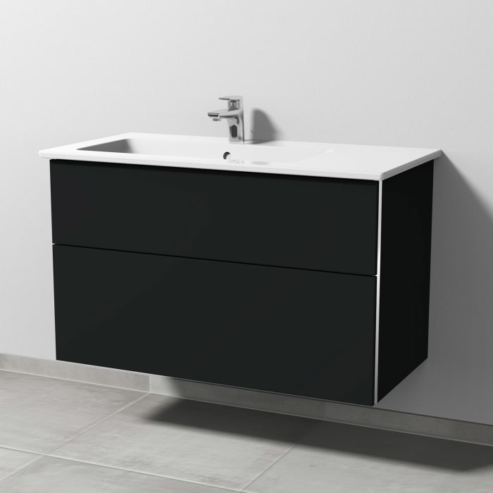 Sanipa 3way Unterschrank 100 cm, Villeroy & Boch Venticello Waschtisch