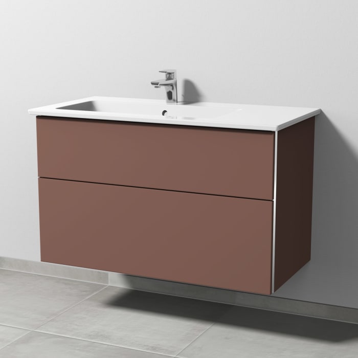 Sanipa 3way Unterschrank 100 cm mit Villeroy & Boch Venticello Waschtisch