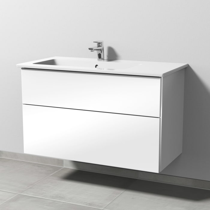 Sanipa 3way Unterschrank 100 cm mit Villeroy & Boch Venticello Waschtisch