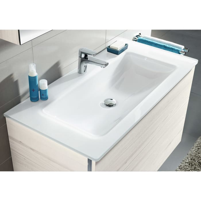 Sanipa 3way Kombination mit Glaswaschtisch 101,5 cm, 2 Auszüge