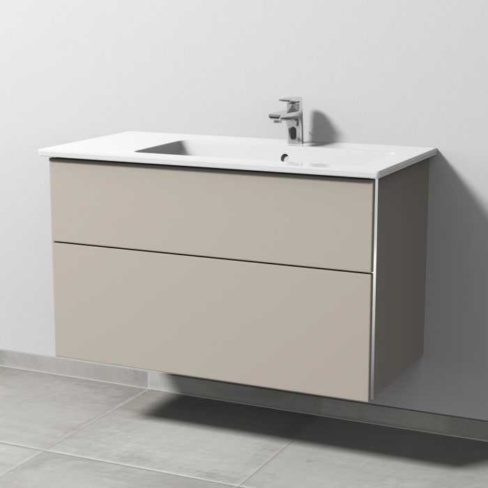 Villeroy & Boch Venticello Waschtisch mit Sanipa 3way Unterschrank 100 cm